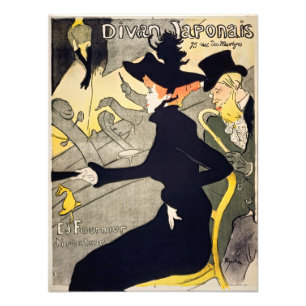 Toulouse-Lautrec - Divan Japonais Fototryck