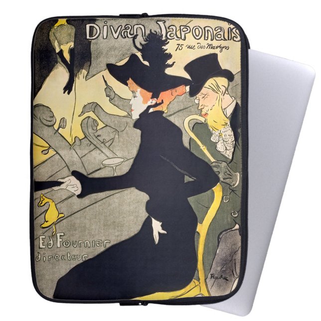 Toulouse-Lautrec - Divan Japonais Laptop Fodral (Skapare uppladdad)