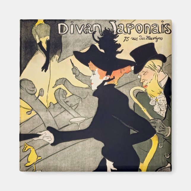 Toulouse-Lautrec - Divan Japonais Magnet (Framsidan)