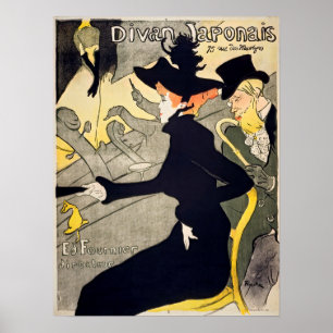 Toulouse-Lautrec - Divan Japonais Poster