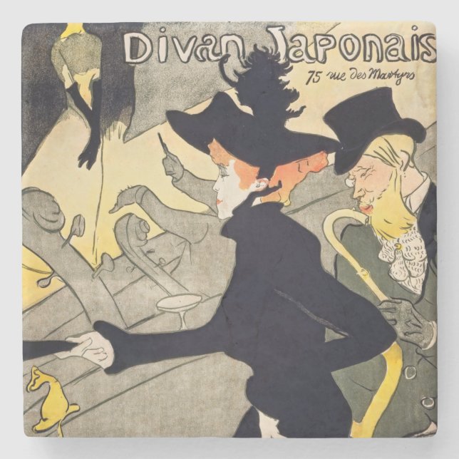 Toulouse-Lautrec - Divan Japonais Stenunderlägg (Framsidan)