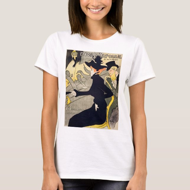 Toulouse-Lautrec - Divan Japonais T Shirt (Framsida)
