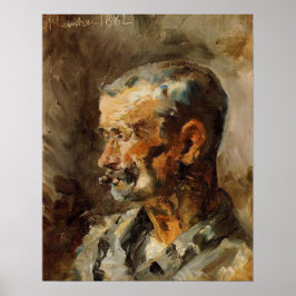 Toulouse-Lautrec - en arbetare vid Celeyran 1882 Poster