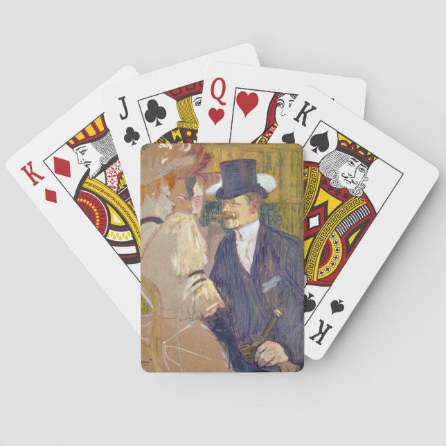 Toulouse-Lautrec - Englishman på sträckan Casinokort (Baksidan)
