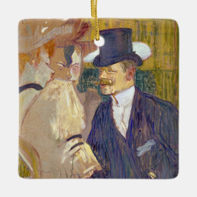 Toulouse-Lautrec - Englishman på sträckan Julgransprydnad Keramik (Framsida)