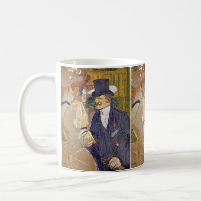 Toulouse-Lautrec - Englishman på sträckan Kaffemugg (Vänster)