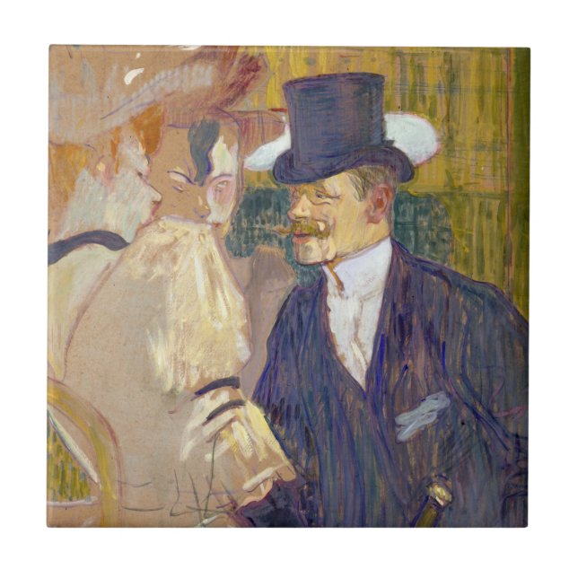 Toulouse-Lautrec - Englishman på sträckan Kakelplatta (Framsidan)