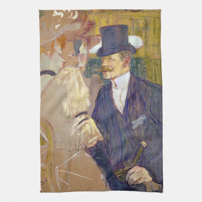 Toulouse-Lautrec - Englishman på sträckan Kökshandduk (Vertikal)