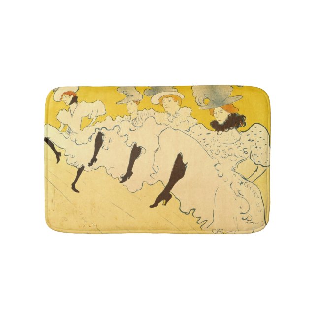 Toulouse Lautrec Gult Dancing Girl Poster Badrumsmatta (Framsidan)