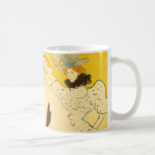 Toulouse Lautrec Gult Dancing Girl Poster Kaffemugg