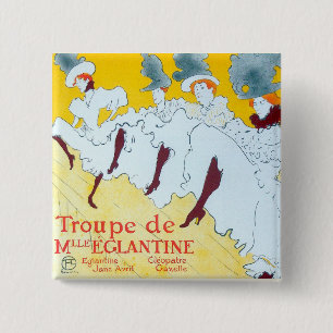 Toulouse Lautrec Gult Dancing Girl Poster Knapp