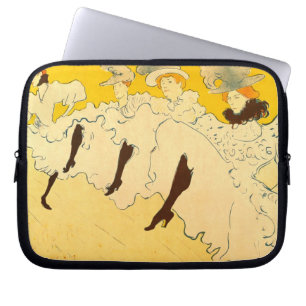 Toulouse Lautrec Gult Dancing Girl Poster Laptop Fodral