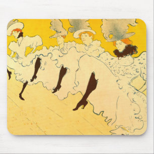 Toulouse Lautrec Gult Dancing Girl Poster Musmatta