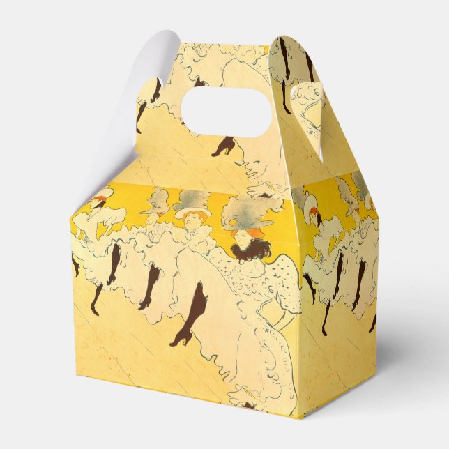 Toulouse Lautrec Gult Dancing Girl Poster Presentaskar (Framsidan Sidan)