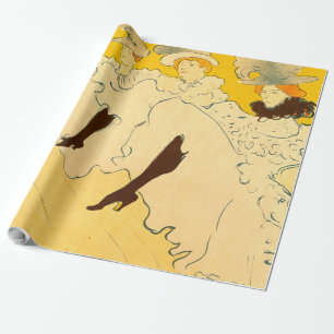 Toulouse Lautrec Gult Dancing Girl Poster Presentpapper