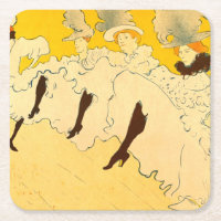 Toulouse Lautrec Gult Dancing Girl Poster