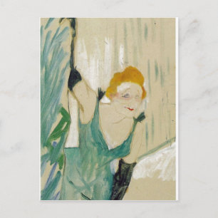 Toulouse-Lautrec, Henri de Yvette Guilbert salut a Vykort