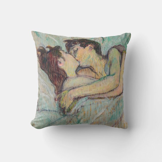 Toulouse-Lautrec - I bed, kyssarna Kudde (Framsida)