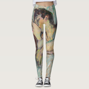 Toulouse-Lautrec - I bed, kyssarna Leggings