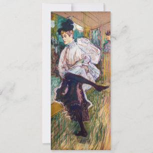 Toulouse-Lautrec - Jane Avril Dancing Inbjudningar
