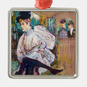 Toulouse-Lautrec - Jane Avril Dancing Julgransprydnad Metall