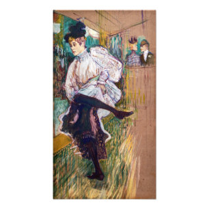 Toulouse-Lautrec - Jane Avril dansar Fototryck