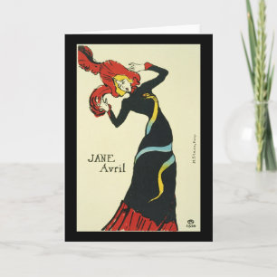 Toulouse-Lautrec Jane Avril Kort