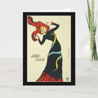 Toulouse-Lautrec Jane Avril Kort
