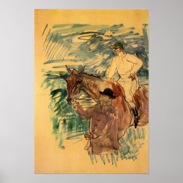 Toulouse-Lautrec - Jockey 3 Poster (Framsidan)