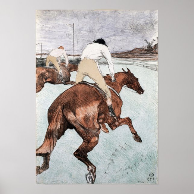 Toulouse-Lautrec - Jockey Poster (Framsidan)