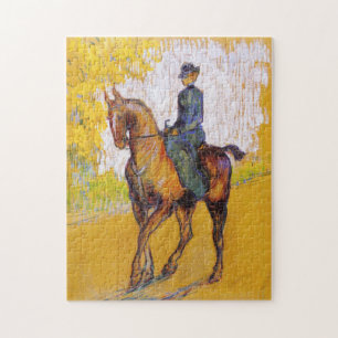 Toulouse-Lautrec kvinna på hästpussel Pussel