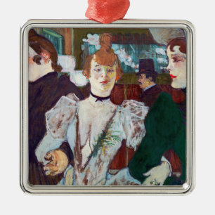 Toulouse-Lautrec - La Goulue Arriving på Rouge Julgransprydnad Metall
