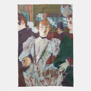 Toulouse-Lautrec - La Goulue Arriving på Rouge Kökshandduk