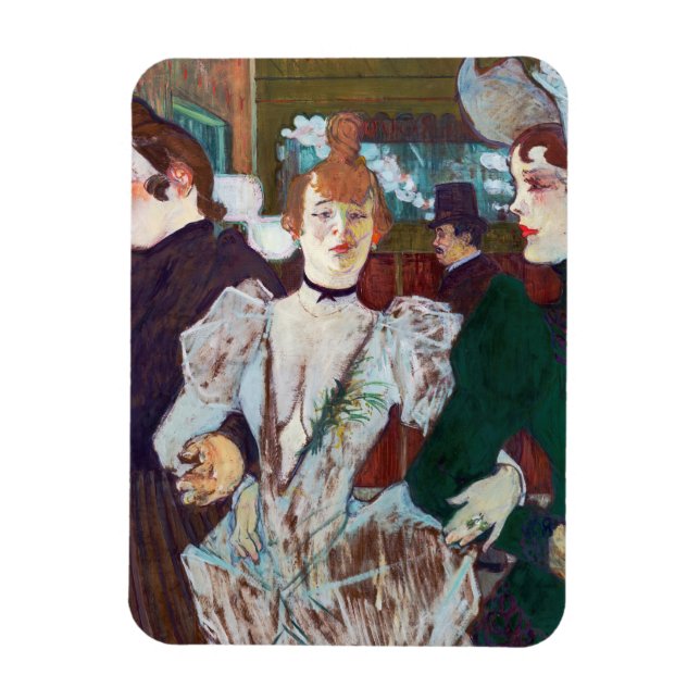 Toulouse-Lautrec - La Goulue Arriving på Rouge Magnet (Vertikal)