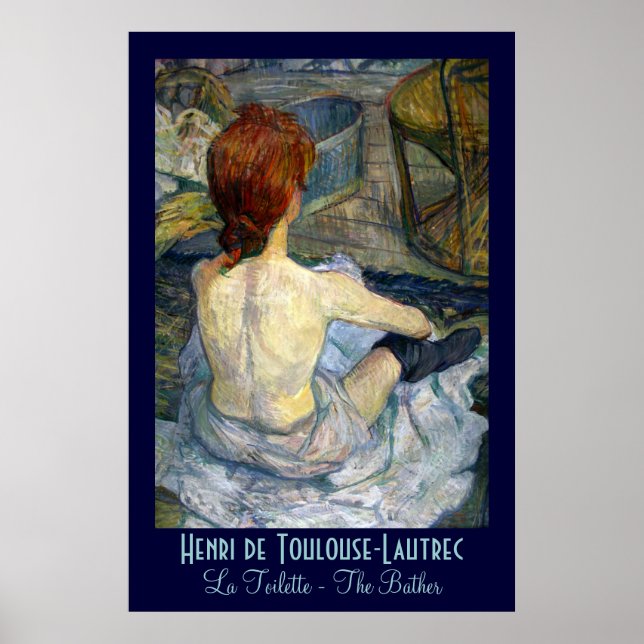 Toulouse-Lautrec: La Toilette Poster (Framsidan)