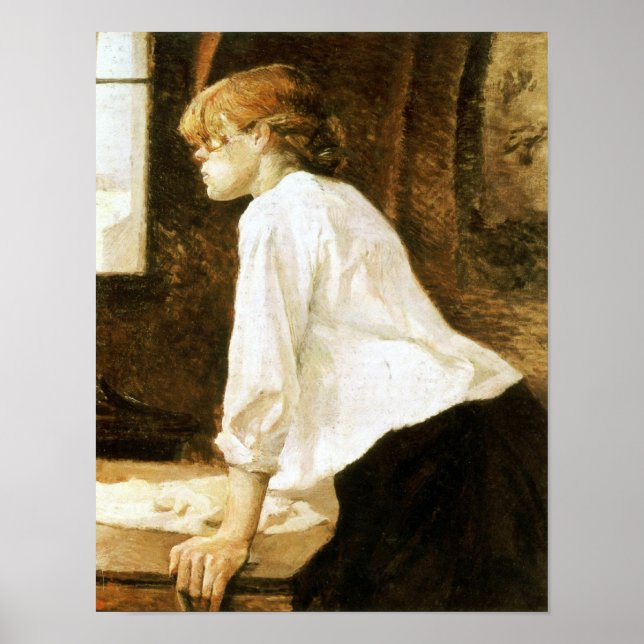 Toulouse-Lautrec - Laundress Poster (Framsidan)