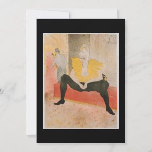 Toulouse-Lautrec - Mademoiselle Cha-u-kao Seated Inbjudningar