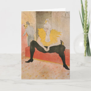 Toulouse-Lautrec - Mademoiselle Cha-u-kao Seated Kort