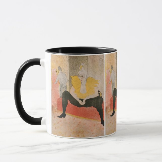 Toulouse-Lautrec - Mademoiselle Cha-u-kao Seated Mugg (Vänster)