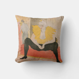 Toulouse-Lautrec - Mademoiselle Cha-u-kao sittande Kudde