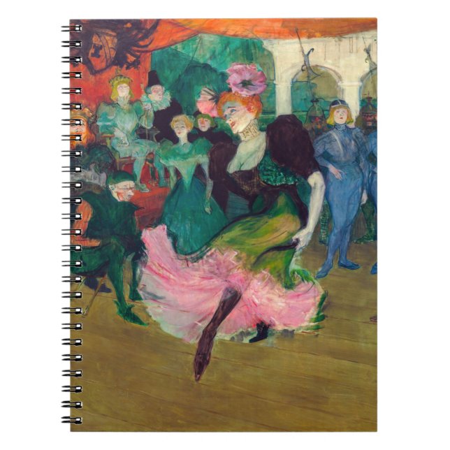 Toulouse-Lautrec - Marcelle Lender, Dancing Bolero Anteckningsbok (Framsidan)