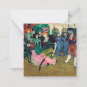 Toulouse-Lautrec - Marcelle Lender, Dancing Bolero Anteckningskort