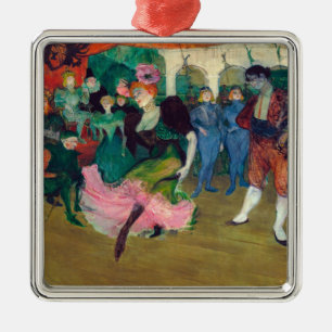 Toulouse-Lautrec - Marcelle Lender, Dancing Bolero Julgransprydnad Metall