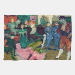 Toulouse-Lautrec - Marcelle Lender, Dancing Bolero Kökshandduk