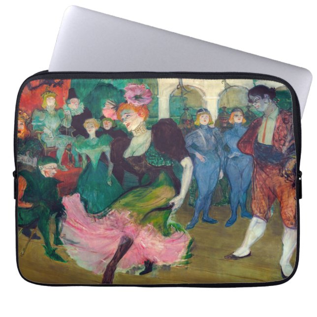 Toulouse-Lautrec - Marcelle Lender, Dancing Bolero Laptop Fodral (Framsidan)