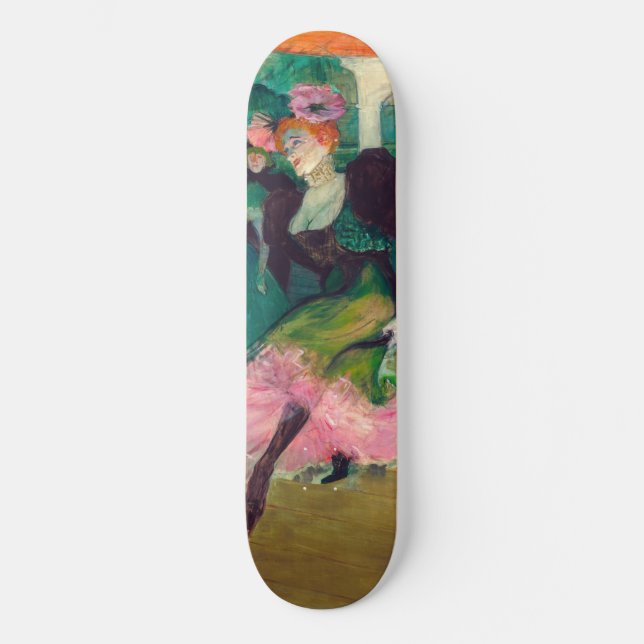 Toulouse-Lautrec - Marcelle Lender, Dancing Bolero Mini Skateboard Bräda 18,5 Cm (Framsida)