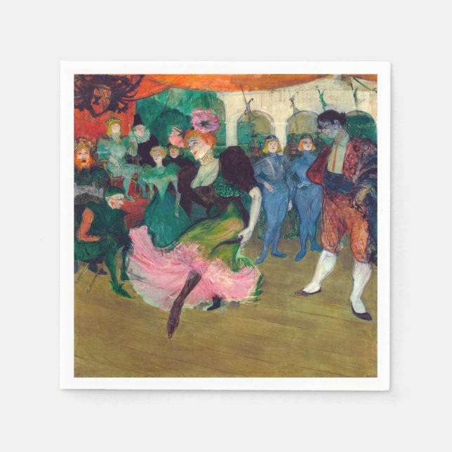 Toulouse-Lautrec - Marcelle Lender, Dancing Bolero Pappersservett (Framsidan)