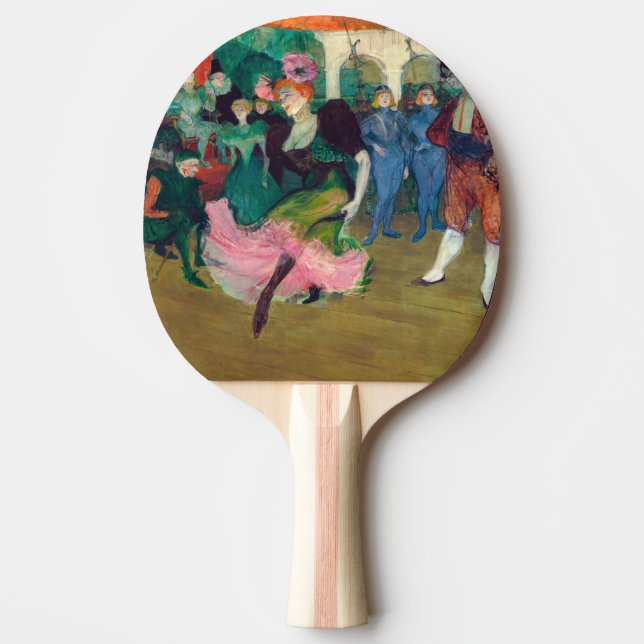 Toulouse-Lautrec - Marcelle Lender, Dancing Bolero Pingisracket (Framsidan)