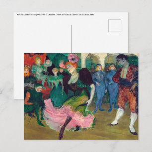 Toulouse-Lautrec - Marcelle Lender, Dancing Bolero Vykort