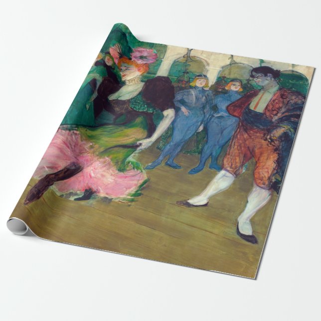Toulouse-Lautrec - Marcelle Lender, som dansar Bol Presentpapper (Utrullad)